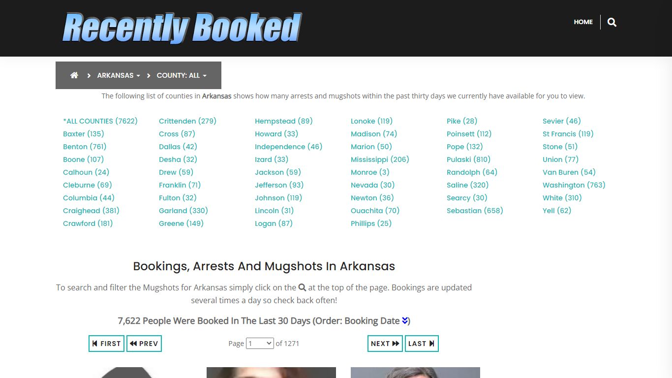 Recent bookings, Arrests, Mugshots in Arkansas - Recently Booked